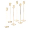6pcs Metal Wedding Table Numbers Rust Prevention Thickened Tall Table