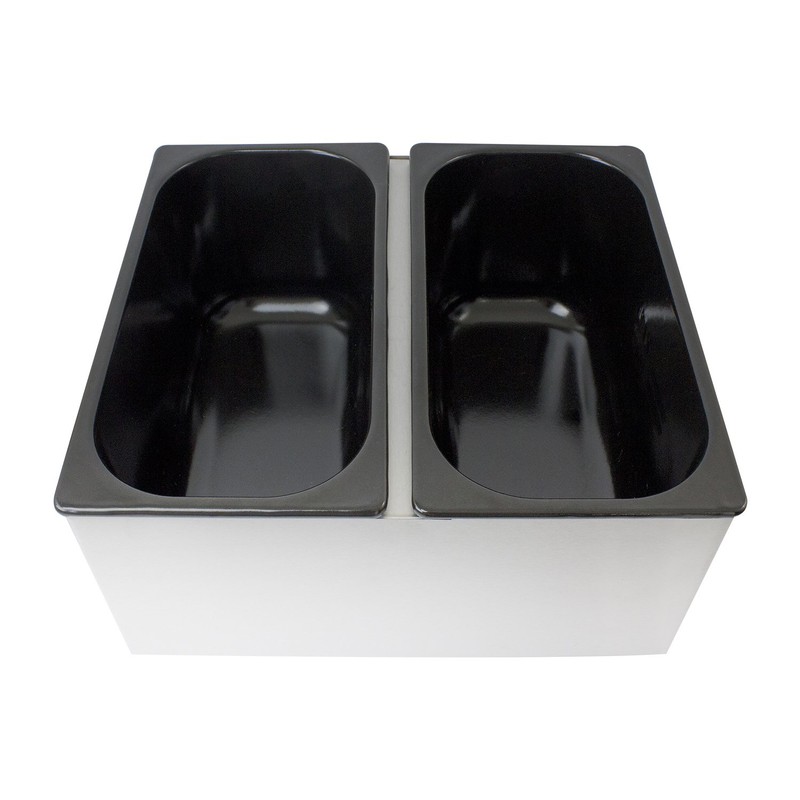 CHARD DF-6E, Dual Tank Deep Fryer, Stainless Steel, 6 liter,