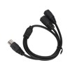 DIN 5 Pin Male to 2 DIN 5 Pin Female