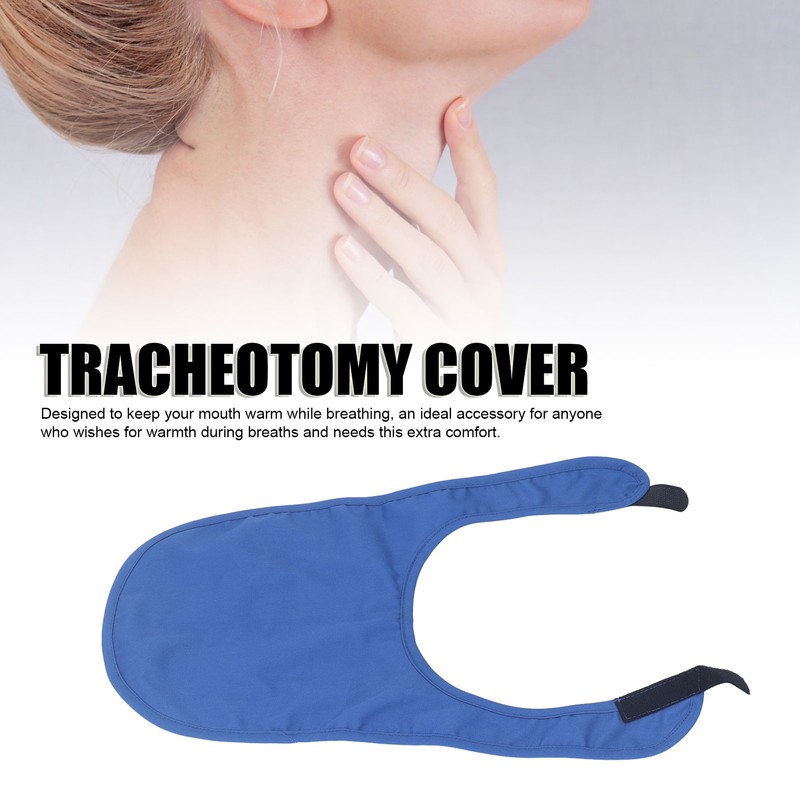 Tracheostomy Dust Cover Breathable Nylon Neck Stoma Trachea Protection Cover