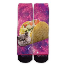 Function - Galaxy Taco Cat Fashion Socks One Size