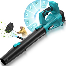 Cordless Leaf Blower Up to 540 CFM & 6 Speed Modes, Electric Leaf Blower for Makita 18V Battery(Only Tool), Battery Powered Leaf Blowers, Lightweight Leaf Blowers for Lawn Care, Yard, Garage, Snow
