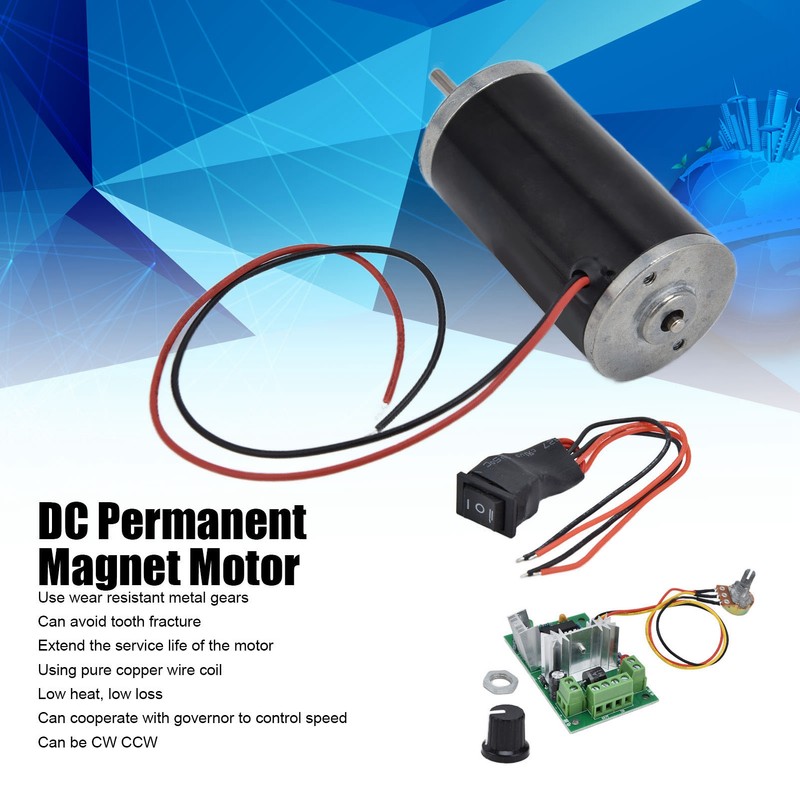DC Permanent Magnet Motor Low Noise Mini High Speed CW