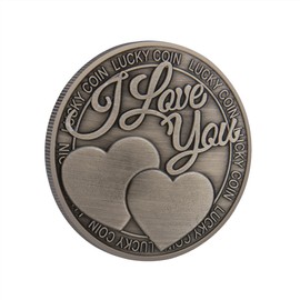 I Love You Lucky Coin Lovely Collectible Plated Souvenir Coins Luck Collection Art Commemorative Coin Gifts