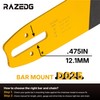 RazEdg 20 Inch Chainsaw Bar and Chain Combo, .325" Pitch,