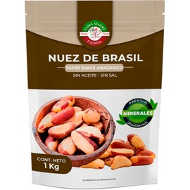 Nuez de Brasil 1 kg Premium Natural sin sal ni aceite – Sabia Madre Tierra