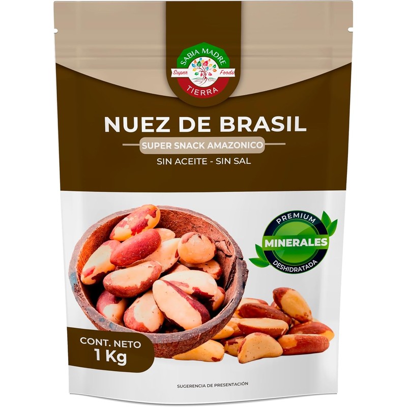 Nuez de Brasil 1 kg Premium Natural sin sal ni