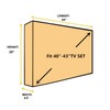 acoveritt Outdoor 40"-43" TV Set Cover,Scratch Resistant Liner Protect LED