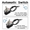 Pack of 4 Toggle Switches 12 V Micro Switch 2-Pin
