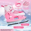 Nattork Adjustable Ice Skates for Kids Boys Girls, Anti-Skid Ice