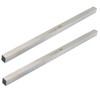 2 Pcs Lathe HSS Square Cutting Tool Bits Bar, 9mmx9mmx200mm