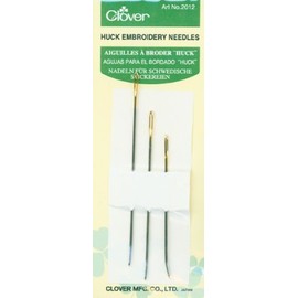 Clover Huck Embroidery Needles (3 Pack)