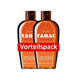 Tabac Original I Value Pack Shower Gel – Original Since 1959 – Gentle on the Skin – with the Fragrance of the Original – Noticeably Nourished Fresh Feeling I 2 x 400 ml
