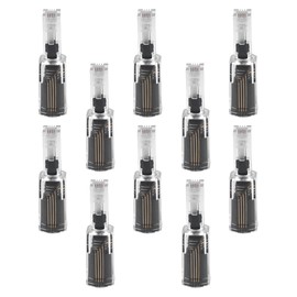 Power Gear Telephone Cord Detangler, 10 Pack, Tangle-Free 360 Degree Rotation, Plug into Landline Phone Handset, for Use in Home or Office, All Brands, Black, 52230