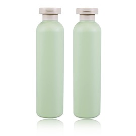 TOCHANGE Plastic Bottle Squeeze Containers with Disc Top, Reusable, Refillable, Perfect for Hand Sanitizers, Lotions, Shampoo, Conditioner, and On-The-Go Liquids (2-Pack, 13.5oz/400ml)