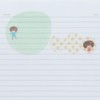Sun-Star Stationery Mizutama S2852519 Goods, Sticky Notes, Writable Suke Kakera,