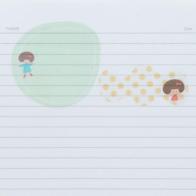 Sun-Star Stationery Mizutama S2852519 Goods, Sticky Notes, Writable Suke Kakera,