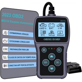 OBD2 MS310 Escáner Automotriz Professional Lector de Código Fallo Leer/Borrar Error Motor Scanner para Auto Coche Universal, Herramienta de Diagnóstico Soporte 10 Idioma para Vehículo OBDII desde 1996