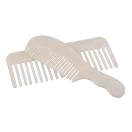 BIUDECO 2pcs Static Acetate Pocket Comb Wide Tooth Hair Styling Combs for Women Lightweight Portable Hair Grooming Tools Gentle Scalp Care and Static Reduction
