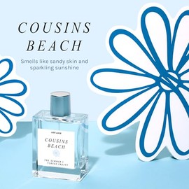 Just Juice - The Summer I Turned Pretty Cousins Beach - Beachy, Creamy Coconut and Vanilla Perfume for Women and Men - 3.4 oz