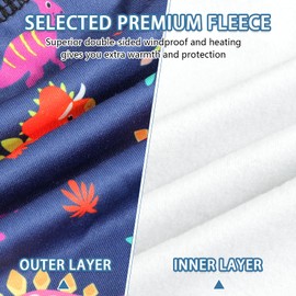 TAGVO Kids Thermal Balaclava for 4-12 Years Boys Girls, Multifunction Windproof Warm Winter Hat Under Helmet Winter Ski Mask with Neck Warmer for Children Outdoor Snowboarding Cycling Hiking