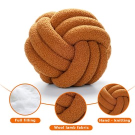 Afenau Knot Ball Pillow, Cuddle Knot Ball, Cuddle Cushion Knot Pillow, Knot Cushion Large, Knot Ball Cushion, Knotted Pillow Cushion, Round Knot Pillow Ball, Huggable Cushion Cuddle for Sofa, Floor