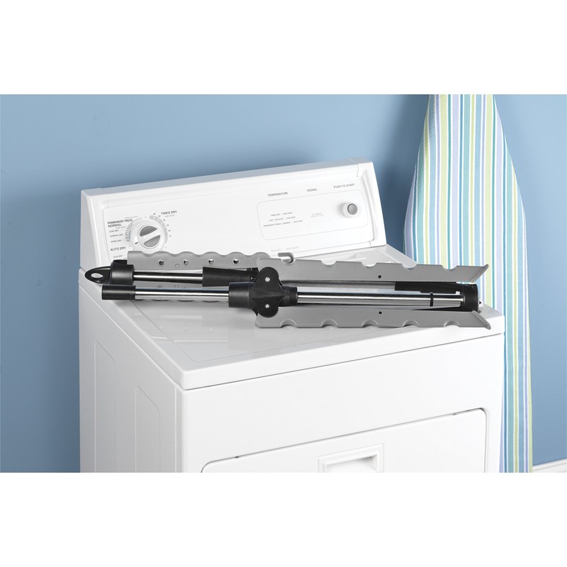 Whitmor Garment & Drying Rack, 28x28x64.5, Grey