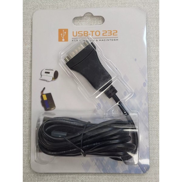 Unbranded USB to RS232 Serial Adapter 6 Feet USB to