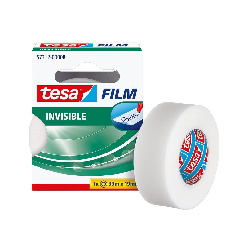 Tesa Film Invisible Tape 33 m x 19 mm (33