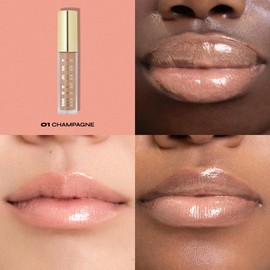 Milani Lip Gloss, Keep It Full Nourishing Lip Plumper with Hyaluronic Acid & Peptides for Soft, Fuller-Looking Lips (0.13 Fl. Oz.) Champagne