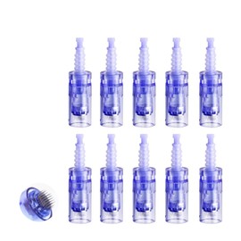 Okaywork 36 Pin Replacement Derma Pen Micro Needle Needle Cartridges for Car Derma Micro Needle Roller Electric Pen, Pack of 10 Reusable Semi-Permanent Impurities and Moisture Supply