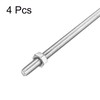 sourcing map Fully Threaded Rod M6 x 350mm 1mm Thread
