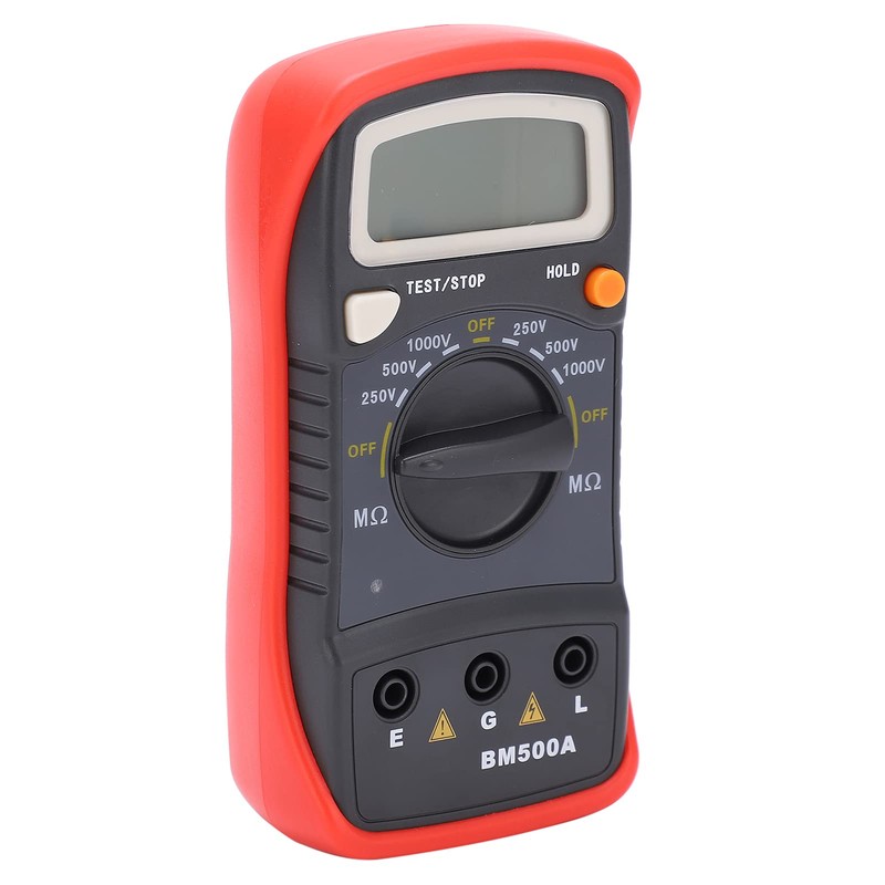 Insulation Resistance Tester, BM500A 1000V LCD Display Megohmmeter Digital Electronic