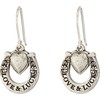 Alex and Ani Women's Fortune's Favor Hook Earrings, Rafaelian Silver,