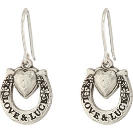 Alex and Ani Women's Fortune's Favor Hook Earrings, Rafaelian Silver, One Size