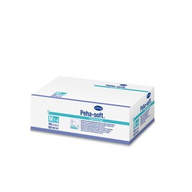 Peha-soft: Einmal-Untersuchungshandschuhe aus weichem Latex, puderfrei, Handschuhe, M, 100 Stück