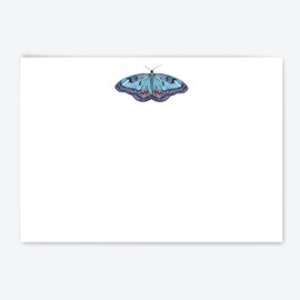 Me Loovely Butterfly Flat Notecard and Envelopes Set A6 Size Blank Greeting Cards Writing Stationary Correspondence Notecards Sets for All Occasion | Christmas Gifts (Refill - 20)