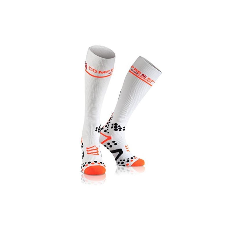 Compressport V2.1 Socks blanco white Size:FR : XL (Taille Fabricant