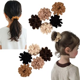(Supervised by Active Mom Hairdresser) Hair Rubber Hair Rubber Hair Rubber Children Scrunchie Set of 10 Cute, Kids, Mature Look, Painless, Girls, Hair Accessories, Hair Ornaments