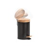 Zeller Present 18910 Cosmetic Bin 3 Litres Metal / Bamboo