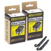 Eastern Bikes INNER TUBE COMMUTER 700X35/43C 60MM (PRESTA) IN BLACK - Kits (2 Pack)