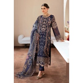 Eastern Clozet Pakistani Indian Shalwar Kameez Chiffon Designer Embroidered Anarkali M L XL XXL