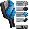 Rally Flare Graphite Pickleball Paddle | Polymer Honeycomb Core, Graphite