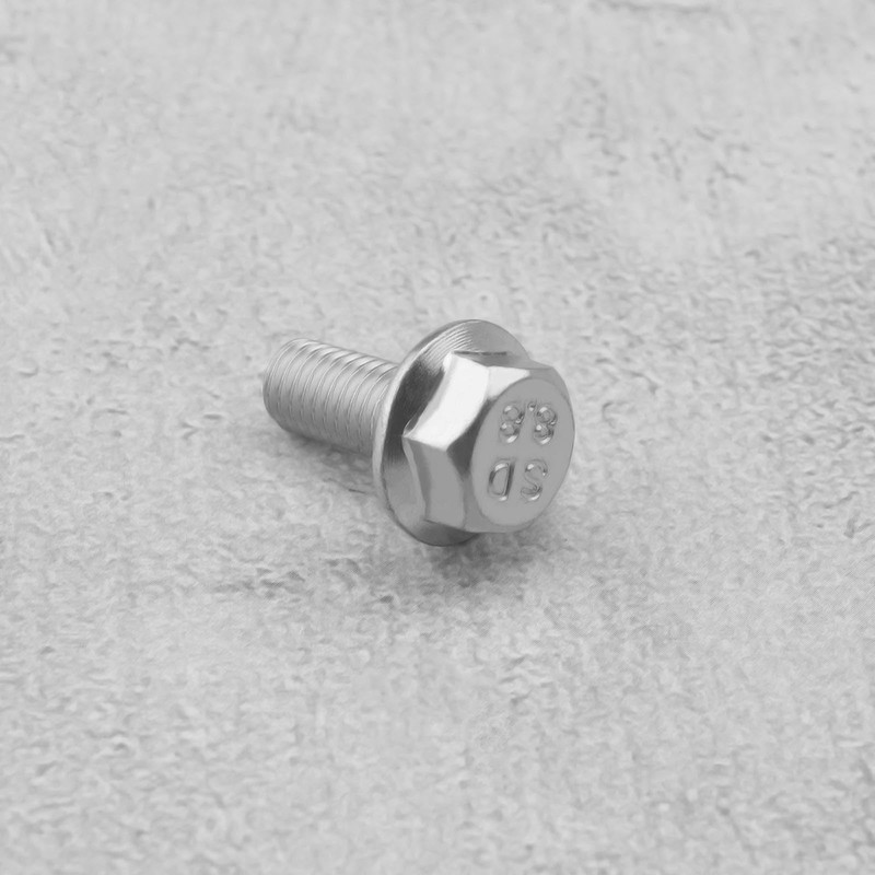 OTOTEC 5PCS Left Hand Thread Bolt M8x18mm Full Threaded Hex