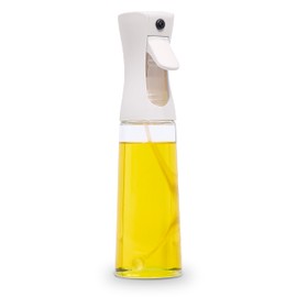 COOK WITH COLOR Glass Oil Sprayer for Cooking, BBQ, Salad Olive Oil Spray Bottle with Non-Slip Handle, Oil Sprayer Bottles for Healthy Eating, Cream