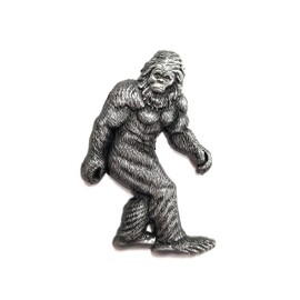 Sasquatch, Yeti, Bigfoot - Sculpted Pewter Magnet for Bigfoot Lovers, Bigfoot Magnet, Makes a Great Gift for Hiking, Camping, Outdoors Fans, Novelty Cryptid Decoration