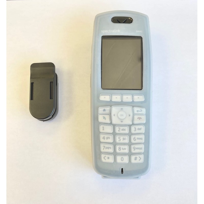 Silicone Case for Spectralink 8440 with Swivel/ratcheting Belt Clip *Improved*