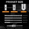 DEHUIWI 8PCS Masonry Hole Saw Kit, Concrete Hole Saw 2