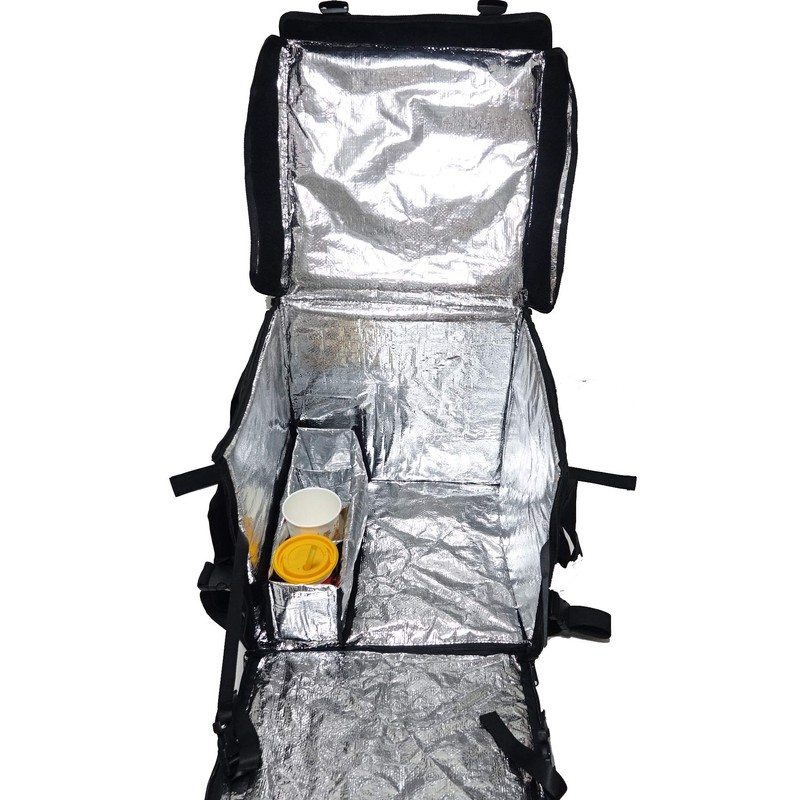 Packir PK-64B: Big Pizza/Food Delivery Bag for Motorcycle or Bicycle,