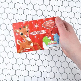 Flavored Christmas Gummies, Festive Holiday Gummy Candy, Movie Theater Boxes, 3 Ounces (Pack of 3) (Reindeer)